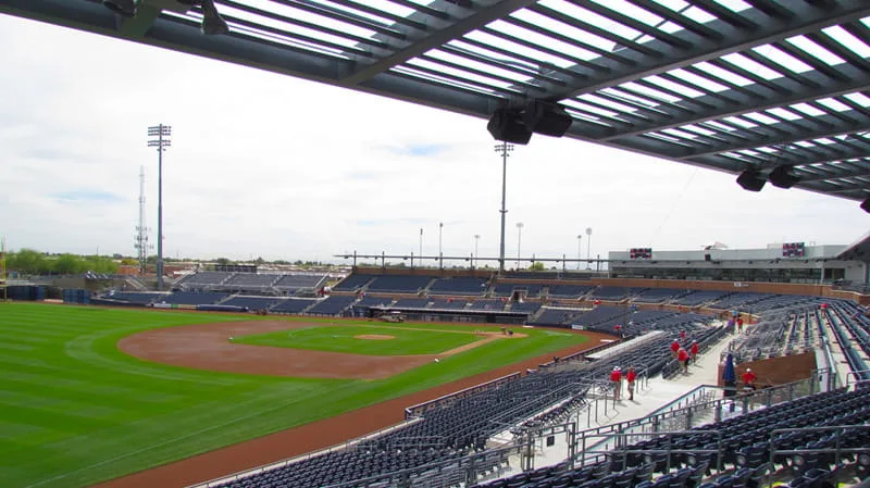 Spring traing for the Seattle Mariners and San Diego Padres - Peoria AZ