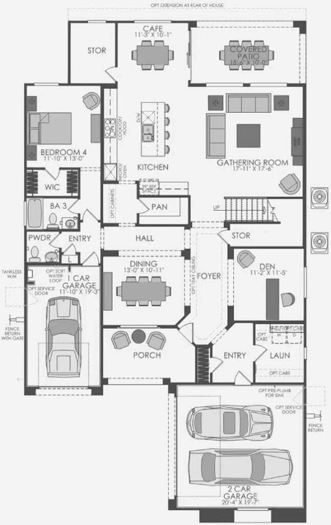 pulte homes starwood model floor plan foothills at northpoint peoria az - level one