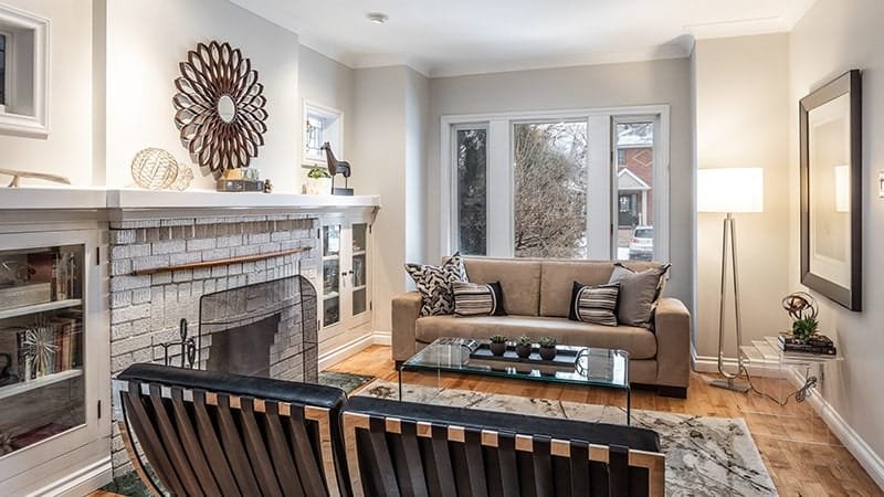 virtual home staging living room